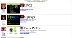 Desktop Screenshot of lessteele.net
