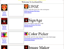 Tablet Screenshot of lessteele.net